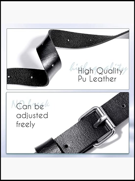 Punk Waist Leather Chain Belt Harness Strappy Adjustable Body Accessories
